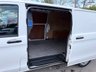 USED 2022 71 MERCEDES-BENZ VITO White 2.0 116 CDI Progressive Euro 6 panel van, 63,200 miles, ULEZ Compliant, Automatic, Bluetooth, Cruise, DAB, Reverse camera. Plus VAT @ 20%! This 2022 Mercedes Benz Vito 116 CDI Progressive offers exceptional provenance, having had only one owner and boasting a full service history with its last service completed on 06 November 2025 at 52,796 miles. This L3 XLWB model is powered by a 2.0 litre Euro 6 diesel engine delivering 161 bhp, and comes equipped with a 3 month warranty and a 12 month MOT provided on purchase. Notable features include a reversing camera with parking assistance, automatic headlights via the Headlight Assistant,