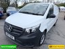 USED 2022 71 MERCEDES-BENZ VITO White 2.0 116 CDI Progressive Euro 6 panel van, 63,200 miles, ULEZ Compliant, Automatic, Bluetooth, Cruise, DAB, Reverse camera. Plus VAT @ 20%! This 2022 Mercedes Benz Vito 116 CDI Progressive offers exceptional provenance, having had only one owner and boasting a full service history with its last service completed on 06 November 2025 at 52,796 miles. This L3 XLWB model is powered by a 2.0 litre Euro 6 diesel engine delivering 161 bhp, and comes equipped with a 3 month warranty and a 12 month MOT provided on purchase. Notable features include a reversing camera with parking assistance, automatic headlights via the Headlight Assistant,