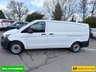 USED 2022 71 MERCEDES-BENZ VITO White 2.0 116 CDI Progressive Euro 6 panel van, 63,200 miles, ULEZ Compliant, Automatic, Bluetooth, Cruise, DAB, Reverse camera. Plus VAT @ 20%! This 2022 Mercedes Benz Vito 116 CDI Progressive offers exceptional provenance, having had only one owner and boasting a full service history with its last service completed on 06 November 2025 at 52,796 miles. This L3 XLWB model is powered by a 2.0 litre Euro 6 diesel engine delivering 161 bhp, and comes equipped with a 3 month warranty and a 12 month MOT provided on purchase. Notable features include a reversing camera with parking assistance, automatic headlights via the Headlight Assistant,