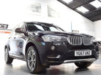USED 2017 67 BMW X3 2.0 20d xLine SUV 5dr Diesel Auto xDrive Euro 6 (s/s) (190 ps) PRO NAV-PAN ROOF-CAMERA
