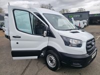 USED 2022 72 FORD TRANSIT White 2.0 350 EcoBlue Euro 6 panel van, 33,100 miles, ULEZ compliant, 6-Speed manual, Air Conditioning, Bluetooth, DAB, Rear sensors. Plus VAT @ 20%! This 2022 Ford Transit 350 Leader presents an exceptional opportunity with its remarkably low mileage of just 33,100 miles, especially for a vehicle of its age, and benefits from having had only one owner from new. This Euro 6 compliant 2.0 litre diesel van, registered in 2022, is the 2.0 350 EcoBlue Leader FWD L3 H2 model. It comes with a full 12 months MOT provided on purchase, and its last service was completed on 11 October 2023 at 13,675 miles, indicating excellent provenance. Notable featu