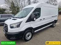 USED 2022 72 FORD TRANSIT White 2.0 350 EcoBlue Euro 6 panel van, 33,100 miles, ULEZ compliant, 6-Speed manual, Air Conditioning, Bluetooth, DAB, Rear sensors. Plus VAT @ 20%! This 2022 Ford Transit 350 Leader presents an exceptional opportunity with its remarkably low mileage of just 33,100 miles, especially for a vehicle of its age, and benefits from having had only one owner from new. This Euro 6 compliant 2.0 litre diesel van, registered in 2022, is the 2.0 350 EcoBlue Leader FWD L3 H2 model. It comes with a full 12 months MOT provided on purchase, and its last service was completed on 11 October 2023 at 13,675 miles, indicating excellent provenance. Notable featu