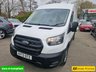 USED 2022 72 FORD TRANSIT White 2.0 350 EcoBlue Euro 6 panel van, 33,100 miles, ULEZ compliant, 6-Speed manual, Air Conditioning, Bluetooth, DAB, Rear sensors. Plus VAT @ 20%! This 2022 Ford Transit 350 Leader presents an exceptional opportunity with its remarkably low mileage of just 33,100 miles, especially for a vehicle of its age, and benefits from having had only one owner from new. This Euro 6 compliant 2.0 litre diesel van, registered in 2022, is the 2.0 350 EcoBlue Leader FWD L3 H2 model. It comes with a full 12 months MOT provided on purchase, and its last service was completed on 11 October 2023 at 13,675 miles, indicating excellent provenance. Notable featu