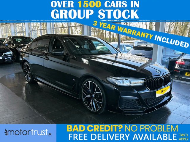 2022 BMW 5 SERIES 3.0 530D MHT M SPORT SALOON 4DR DIESEL HYBRID STEPTRONIC XDRIVE EURO... photo