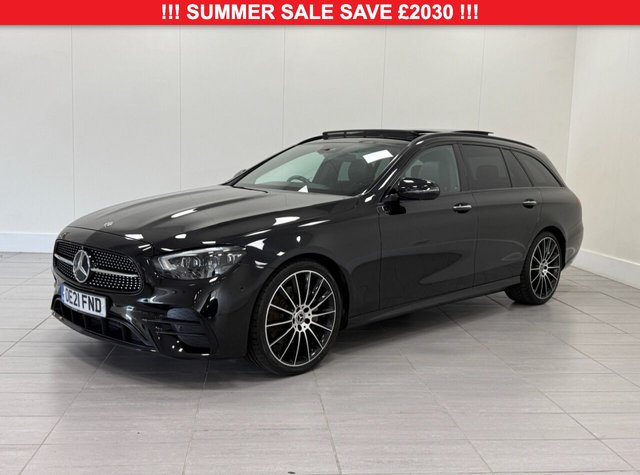 View our Mercedes-Benz E-Class 2.0 E220d AMG Line Night Edition (Premium Plus) Estate 5dr Diesel G-Tronic+ Euro 6 (s/s) (194 ps)