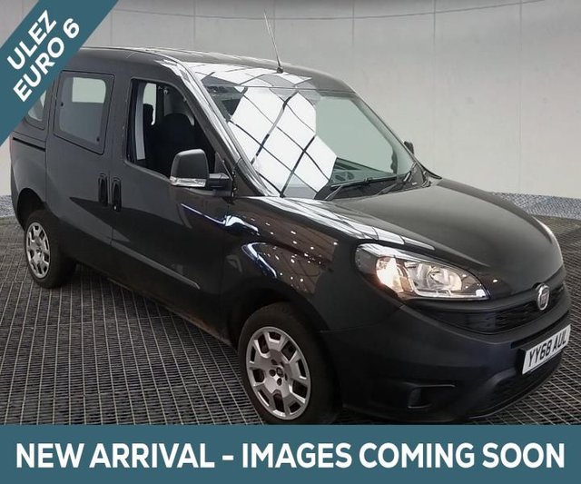 View our Fiat Doblo 3 Seat Petrol Wheelchair Accessible Disabled Access Vehicle WAV