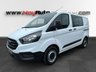 USED 2023 73 FORD TRANSIT CUSTOM 2.0 300 EcoBlue Leader Crew Van Double Cab 5dr Diesel Manual L1 H1 Euro 6 (s/s) (105 ps) Combi Van