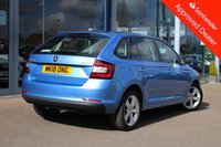 USED 2018 18 SKODA RAPID SPACEBACK 1.0 TSI SE Tech Hatchback 5dr Petrol DSG Euro 6 (s/s) (95 ps) - EURO 6 - ULEZ, LOW MILES, SAT NAV, APPLE/ANDROID CARPLAY, P/SENSORS, 16" ALLOYS, DAB, CRUISE, BLUETOOTH