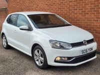 USED 2016 16 VOLKSWAGEN POLO 1.0 BlueMotion Tech Match Hatchback 5dr Petrol Manual Euro 6 (s/s) (60 ps) 