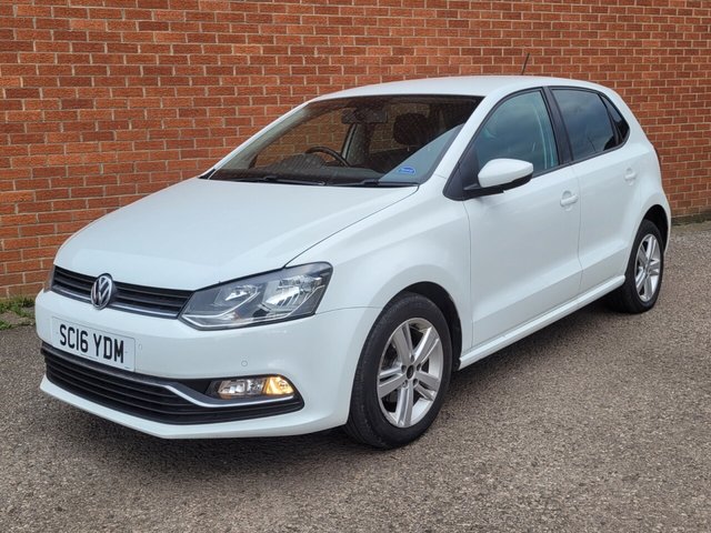 2016 16 Volkswagen Polo 1.0 BlueMotion Tech Match Hatchback 5dr Petrol Manual Euro 6 (s/s) (60 ps)