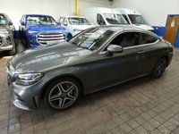 USED 2021 70 MERCEDES-BENZ C-CLASS 1.5 C200 MHEV AMG Line Edition Coupe 2dr Petrol G-Tronic+ Euro 6 (s/s) (198 ps) SAT NAV HEATED LEATHER SEATS REAR VIEW CAMERA CRUISE CONTROL PARKING SENSORS 1 OWNER EXCELLENT SERVICE HISTORY WARRANTY