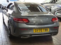 USED 2021 70 MERCEDES-BENZ C-CLASS 1.5 C200 MHEV AMG Line Edition Coupe 2dr Petrol G-Tronic+ Euro 6 (s/s) (198 ps) SAT NAV HEATED LEATHER SEATS REAR VIEW CAMERA CRUISE CONTROL PARKING SENSORS 1 OWNER EXCELLENT SERVICE HISTORY WARRANTY