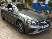 USED 2021 70 MERCEDES-BENZ C-CLASS 1.5 C200 MHEV AMG Line Edition Coupe 2dr Petrol G-Tronic+ Euro 6 (s/s) (198 ps) SAT NAV HEATED LEATHER SEATS REAR VIEW CAMERA CRUISE CONTROL PARKING SENSORS 1 OWNER EXCELLENT SERVICE HISTORY WARRANTY