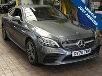 USED 2021 70 MERCEDES-BENZ C-CLASS 1.5 C200 MHEV AMG Line Edition Coupe 2dr Petrol G-Tronic+ Euro 6 (s/s) (198 ps) SAT NAV HEATED LEATHER SEATS REAR VIEW CAMERA CRUISE CONTROL PARKING SENSORS 1 OWNER EXCELLENT SERVICE HISTORY WARRANTY