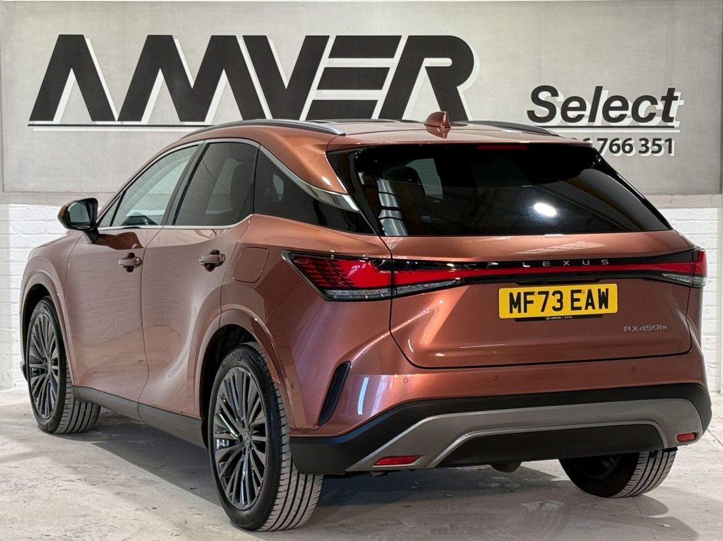 USED 2023 73 LEXUS RX 2.5 450h+ 18.1kWh Takumi SUV 5dr Petrol Plug-in Hybrid E-CVT 4WD Euro 6 (s/s) (308 ps) 