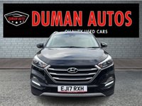 USED 2017 17 HYUNDAI TUCSON 1.6 GDi Blue Drive SE SUV 5dr Petrol Manual Euro 6 (s/s) (132 ps) DAYTIME RUNNING LIGHTS+ REAR SENSORS+ START/STOP+ HILL DESCENT CONTROL+ AUTO HOLD+ HEATED FRONT SEATS+ DUAL CLIMATE CONTROL+ FOLDING MIRRORS+ CRUISE CONTROL+ AUTO HEADLIGHTS+ LINE KEEPING ASSIST+ TRACTION CONTROL+ USB+ AUX+ DAB+ BLUETOOTH+ 17 INCH ALLOY WHEELS+ SERVICE HISTORY+
