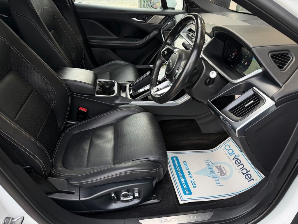 USED 2019 19 JAGUAR I-PACE 400 90kWh HSE SUV 5dr Electric Auto 4WD (400 ps) 6 Services|Roof|Camera|SatNav|R.F Sensors|Apple CarPlay|