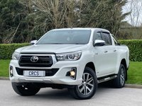 USED 2018 68 TOYOTA HI-LUX 2.4 D-4D Invincible X Pickup Double Cab 4dr Diesel Auto 4WD Euro 6 (TSS, 3.5t) (150 ps) * * NO VAT * *  REVERSING CAMERA +