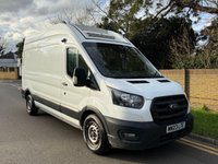 USED 2023 23 FORD TRANSIT 2.0 350 EcoBlue 130BHP Leader FWD EURO 6 L3 H3 FRIDGE/FREEZER VAN +SLAB DOOR+1 OWNER+ EURO 6+