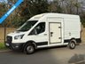 USED 2023 23 FORD TRANSIT 2.0 350 EcoBlue 130BHP Leader FWD EURO 6 L3 H3 FRIDGE/FREEZER VAN +SLAB DOOR+1 OWNER+ EURO 6+