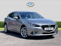 USED 2016 16 MAZDA MAZDA3 1.5 SKYACTIV-D Sport Nav Hatchback 5dr Diesel Manual Euro 6 (s/s) (105 ps) SAT/NAV, Reverse Camera