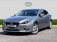 USED 2016 16 MAZDA MAZDA3 1.5 SKYACTIV-D Sport Nav Hatchback 5dr Diesel Manual Euro 6 (s/s) (105 ps) SAT/NAV, Reverse Camera