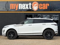 USED 2021 71 LAND ROVER RANGE ROVER EVOQUE 2.0 D200 MHEV R-Dynamic S SUV 5dr Diesel Auto 4WD Euro 6 (s/s) (204 ps) HUGE SPEC + ULEZ FREE + REVERSE CAMERA + BLUETOOTH + DAB RADIO + ELECTRIC MEMORY SEATS + HEATED SEATS + FINISHED IN FUJI WHITE WITH BLACK LEATHER SEATS + PARKING SENSORS + 18" BLACK ALLOY WHEELS + DRL'S + DELIVERY AVAILABLE
