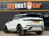 USED 2021 71 LAND ROVER RANGE ROVER EVOQUE 2.0 D200 MHEV R-Dynamic S SUV 5dr Diesel Auto 4WD Euro 6 (s/s) (204 ps) HUGE SPEC + ULEZ FREE + REVERSE CAMERA + BLUETOOTH + DAB RADIO + ELECTRIC MEMORY SEATS + HEATED SEATS + FINISHED IN FUJI WHITE WITH BLACK LEATHER SEATS + PARKING SENSORS + 18" BLACK ALLOY WHEELS + DRL'S + DELIVERY AVAILABLE
