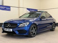 USED 2017 17 MERCEDES-BENZ C-CLASS 2.0 C200 AMG Line (Premium) Panoramic Saloon 4 Door Petrol G-Tronic+ Euro 6 (s/s) (184 ps) 6 SERVICES TO 46,472 MILES