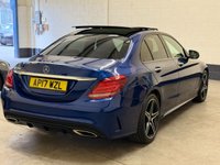 USED 2017 17 MERCEDES-BENZ C-CLASS 2.0 C200 AMG Line (Premium) Panoramic Saloon 4 Door Petrol G-Tronic+ Euro 6 (s/s) (184 ps) 6 SERVICES TO 46,472 MILES