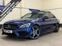 USED 2017 17 MERCEDES-BENZ C-CLASS 2.0 C200 AMG Line (Premium) Panoramic Saloon 4 Door Petrol G-Tronic+ Euro 6 (s/s) (184 ps) 6 SERVICES TO 46,472 MILES