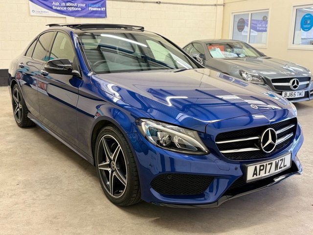 2017 17 Mercedes-Benz C-Class 2.0 C200 AMG Line (Premium) Panoramic Saloon 4 Door Petrol G-Tronic+ Euro 6 (s/s) (184 ps)