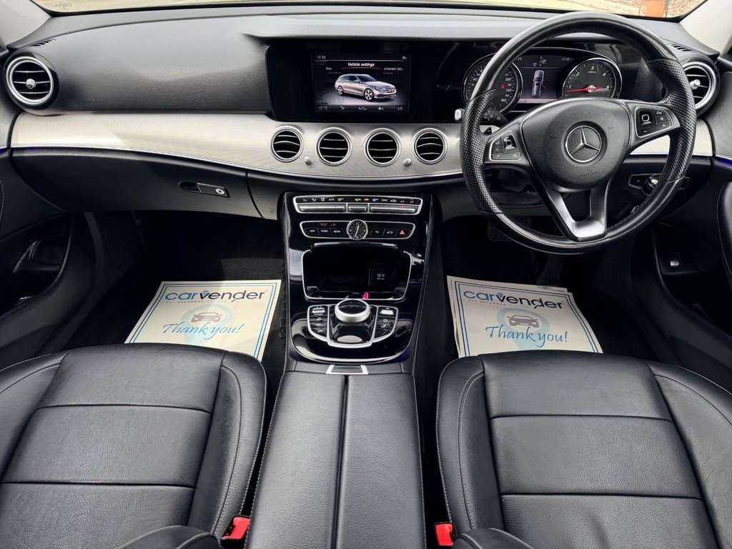 USED 2017 66 MERCEDES-BENZ E-CLASS 2.0 E220d SE Estate 5dr Diesel G-Tronic+ Euro 6 (s/s) (194 ps) 4 Service|&pound;20 Road Tax|SatNav|Camera|Heated Seat|Ambient Lights|Cruis|
