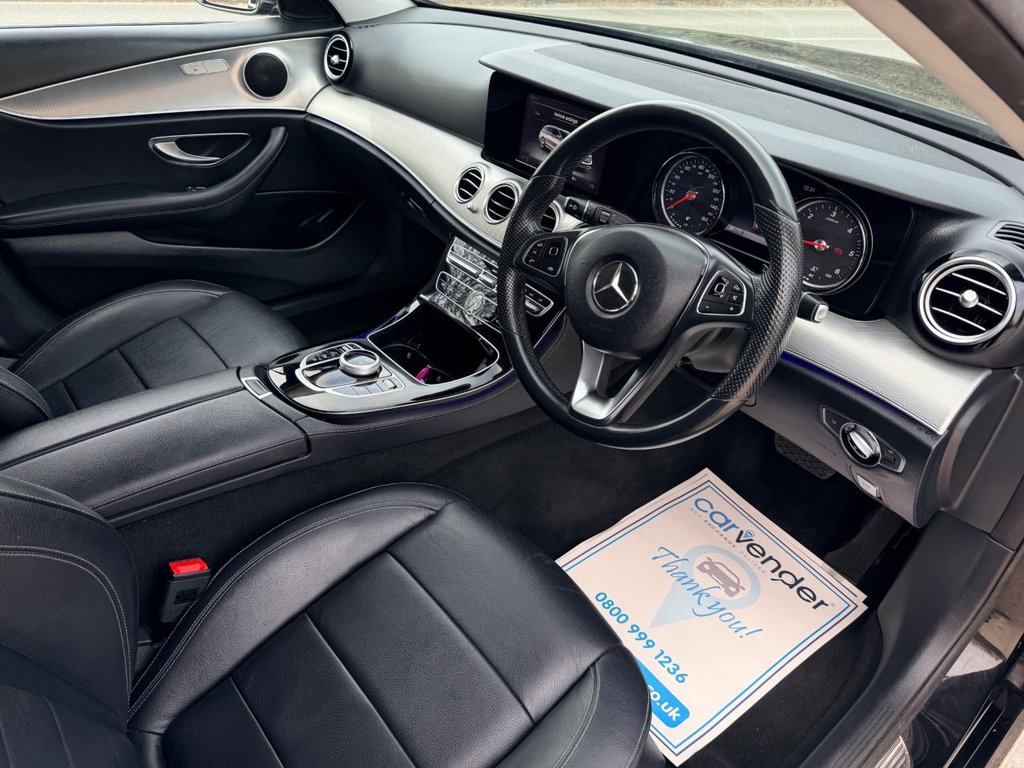 USED 2017 66 MERCEDES-BENZ E-CLASS 2.0 E220d SE Estate 5dr Diesel G-Tronic+ Euro 6 (s/s) (194 ps) 4 Service|&pound;20 Road Tax|SatNav|Camera|Heated Seat|Ambient Lights|Cruis|