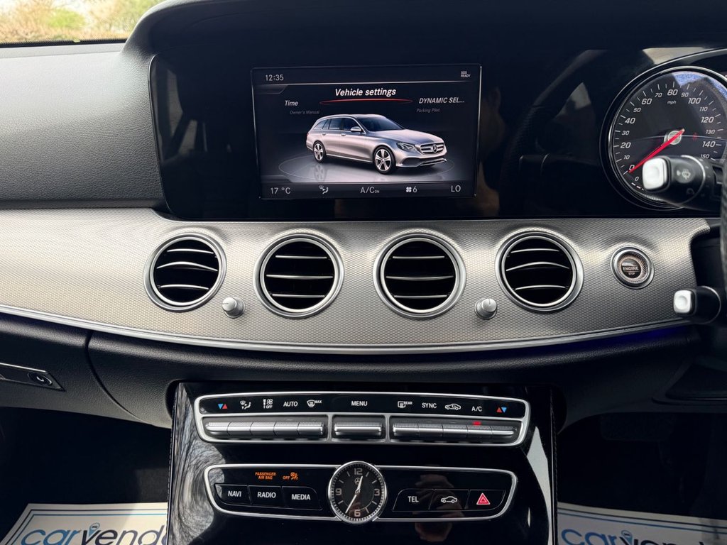 USED 2017 66 MERCEDES-BENZ E-CLASS 2.0 E220d SE Estate 5dr Diesel G-Tronic+ Euro 6 (s/s) (194 ps) 4 Service|&pound;20 Road Tax|SatNav|Camera|Heated Seat|Ambient Lights|Cruis|