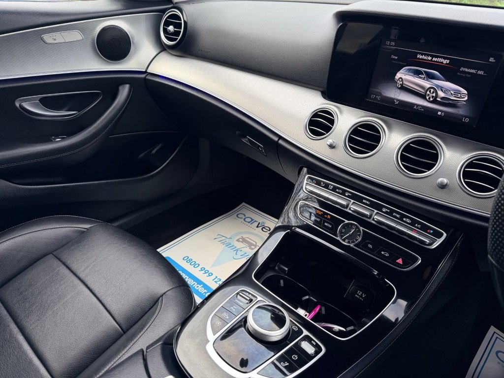 USED 2017 66 MERCEDES-BENZ E-CLASS 2.0 E220d SE Estate 5dr Diesel G-Tronic+ Euro 6 (s/s) (194 ps) 4 Service|&pound;20 Road Tax|SatNav|Camera|Heated Seat|Ambient Lights|Cruis|