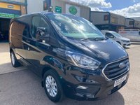 USED 2022 22 FORD TRANSIT CUSTOM Limited L1 H1 2.0 280 EcoBlue SWB Diesel Panel Van Manual Euro 6 (s/s) (130 bhp) Only 41,920 miles - 2 Services - last service on 08.11.2025 @ 37,151 miles  - EURO 6, A/C, front & rear parking sensors, heated seats, alloys, heated screen, cruise control, Bluetooth, electric power folding mirrors, E/W, DAB Radio with Apple car play, USB port, start/stop,  factory fitted bulkhead, colour coded, auto headlights, side loading door, ply lined with load liner, front fog lights, remote Central Locking, security locks, finance arranged, 6 months premium AutoGuard warranty