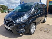 USED 2022 22 FORD TRANSIT CUSTOM Limited L1 H1 2.0 280 EcoBlue SWB Diesel Panel Van Manual Euro 6 (s/s) (130 bhp) Only 41,920 miles - 2 Services - last service on 08.11.2025 @ 37,151 miles  - EURO 6, A/C, front & rear parking sensors, heated seats, alloys, heated screen, cruise control, Bluetooth, electric power folding mirrors, E/W, DAB Radio with Apple car play, USB port, start/stop,  factory fitted bulkhead, colour coded, auto headlights, side loading door, ply lined with load liner, front fog lights, remote Central Locking, security locks, finance arranged, 6 months premium AutoGuard warranty