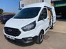 USED 2020 69 FORD TRANSIT CUSTOM Leader L1 H2 2.0 300 EcoBlue Diesel SWB High Top Panel Van Manual Euro 6 (s/s) (105 bhp) Ford replaced wet belt on 28.10.2024 @ 48,062 miles - Only 61,285 miles - EURO 6, high top, A/C, Bluetooth, front & rear parking sensors, heated electric mirrors, E/W, DAB Radio, USB port, driver's airbag, factory fitted bulkhead, side loading door, ply lined, fog lights, remote Central Locking, security locks, finance arranged on site & 6 months premium Autoguard warranty