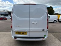 USED 2022 22 FORD TRANSIT CUSTOM Limited L2 H1 2.0 300 EcoBlue LWB Diesel Panel Van Manual Euro 6 (s/s) (130 bhp) 3 Ford Main Dealer Services - last service on 13.03.2025 @ 74,999 miles - 91,635 miles - EURO 6, A/C, front & rear parking sensors, heated seats, alloys, heated screen, cruise control, Bluetooth, electric power folding mirrors, E/W, DAB Radio with Apple car play, start/stop, factory fitted bulkhead, colour coded, auto LED headlights, side loading door, ply lined with load liner, front fog lights, remote Central Locking, spare key, finance arranged, 6 months Premium AutoGuard warranty