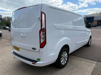 USED 2022 22 FORD TRANSIT CUSTOM Limited L2 H1 2.0 300 EcoBlue LWB Diesel Panel Van Manual Euro 6 (s/s) (130 bhp) 3 Ford Main Dealer Services - last service on 13.03.2025 @ 74,999 miles - 91,635 miles - EURO 6, A/C, front & rear parking sensors, heated seats, alloys, heated screen, cruise control, Bluetooth, electric power folding mirrors, E/W, DAB Radio with Apple car play, start/stop, factory fitted bulkhead, colour coded, auto LED headlights, side loading door, ply lined with load liner, front fog lights, remote Central Locking, spare key, finance arranged, 6 months Premium AutoGuard warranty