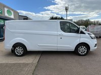 USED 2022 22 FORD TRANSIT CUSTOM Limited L2 H1 2.0 300 EcoBlue LWB Diesel Panel Van Manual Euro 6 (s/s) (130 bhp) 3 Ford Main Dealer Services - last service on 13.03.2025 @ 74,999 miles - 91,635 miles - EURO 6, A/C, front & rear parking sensors, heated seats, alloys, heated screen, cruise control, Bluetooth, electric power folding mirrors, E/W, DAB Radio with Apple car play, start/stop, factory fitted bulkhead, colour coded, auto LED headlights, side loading door, ply lined with load liner, front fog lights, remote Central Locking, spare key, finance arranged, 6 months Premium AutoGuard warranty