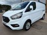 USED 2022 22 FORD TRANSIT CUSTOM Limited L2 H1 2.0 300 EcoBlue LWB Diesel Panel Van Manual Euro 6 (s/s) (130 bhp) 3 Ford Main Dealer Services - last service on 13.03.2025 @ 74,999 miles - 91,635 miles - EURO 6, A/C, front & rear parking sensors, heated seats, alloys, heated screen, cruise control, Bluetooth, electric power folding mirrors, E/W, DAB Radio with Apple car play, start/stop, factory fitted bulkhead, colour coded, auto LED headlights, side loading door, ply lined with load liner, front fog lights, remote Central Locking, spare key, finance arranged, 6 months Premium AutoGuard warranty
