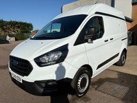 USED 2020 69 FORD TRANSIT CUSTOM Leader L1 H2 2.0 300 EcoBlue Diesel SWB High Top Panel Van Manual Euro 6 (s/s) (105 bhp) 5 services - Recent service with genuine Ford filters & wet belt replaced - Only 51,067 miles - EURO 6, high top, A/C, Bluetooth, front & rear parking sensors, heated electric mirrors, E/W, DAB Radio, USB port, driver's airbag, factory fitted bulkhead, side loading door, ply lined, fog lights, remote Central Locking, security locks, spare key, finance arranged on site & 6 months premium Autoguard warranty