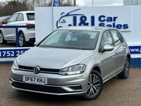 USED 2017 67 VOLKSWAGEN GOLF 1.6 TDI SE Nav Hatchback 5dr Diesel Manual Euro 6 (s/s) (115 ps) GREAT SERVICE HISTORY WITH THIS CAR