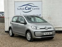 USED 2018 18 VOLKSWAGEN UP! 1.0 Move up! Hatchback 5dr Petrol Manual Euro 6 (s/s) (60 ps) www.suffolkcarcentre.co.uk - Located at Lowestoft