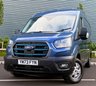 USED 2024 73 FORD E-TRANSIT 350 68kWh Trend Panel Van 5dr Electric Auto RWD L3 H2 (269 ps) SATELLITE NAVIGATION