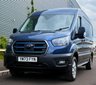 USED 2024 73 FORD E-TRANSIT 350 68kWh Trend Panel Van 5dr Electric Auto RWD L3 H2 (269 ps) SATELLITE NAVIGATION