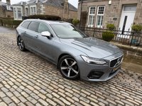 USED 2018 18 VOLVO V90 2.0 D4 R-Design Estate 5dr Diesel Auto Euro 6 (s/s) (190 ps) Two Owners Full Service History+Heated Seats+Navigation