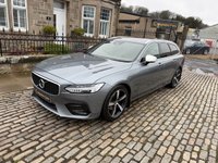 USED 2018 18 VOLVO V90 2.0 D4 R-Design Estate 5dr Diesel Auto Euro 6 (s/s) (190 ps) Two Owners Full Service History+Heated Seats+Navigation